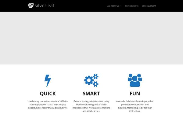 Thunder theme site design template sample