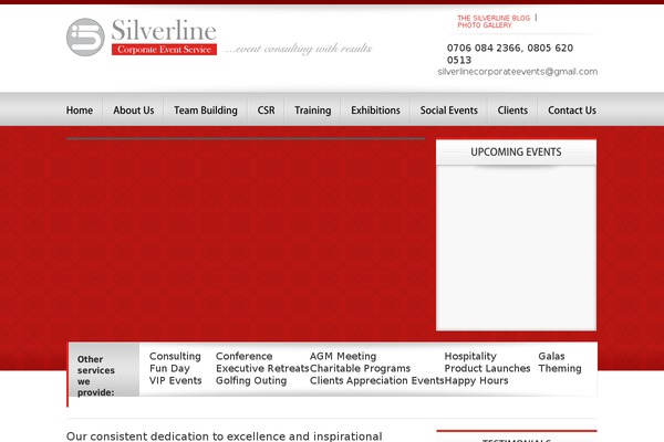 Silverline theme site design template sample