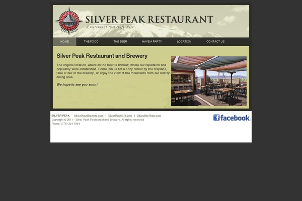 silverpeakrestaurant.com site used Min
