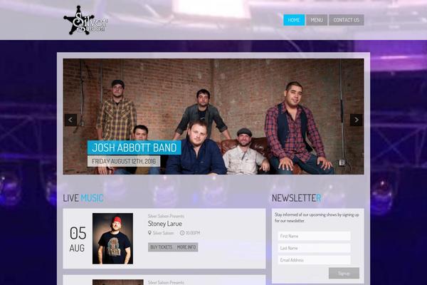 Clubber theme site design template sample