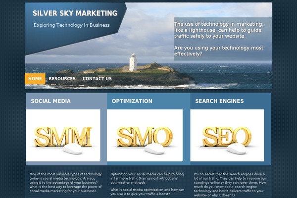 Ssm theme site design template sample