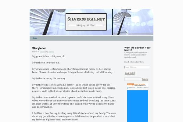 Silver Spot theme site design template sample
