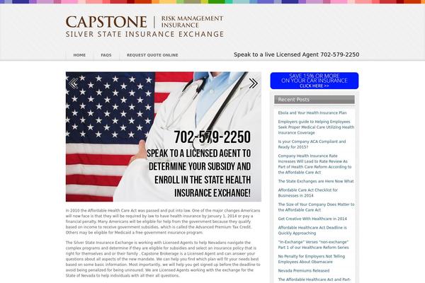 Continuum theme site design template sample