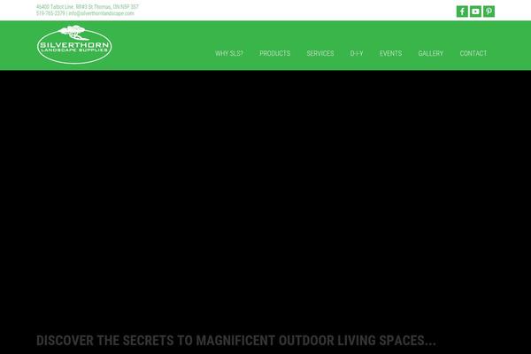 silverthornlandscape.com site used Redding