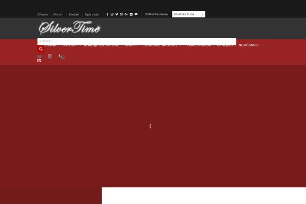silvertime.eu site used Silvertheme-child