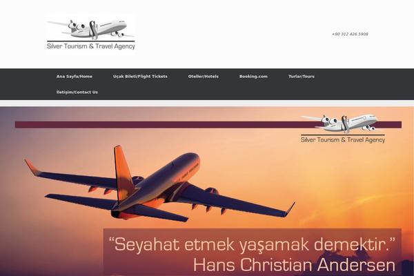 Vantage theme site design template sample