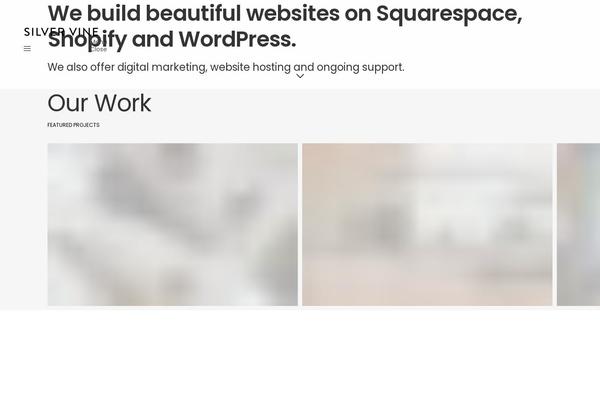 Revolution theme site design template sample