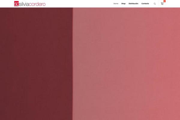 Vitrine theme site design template sample