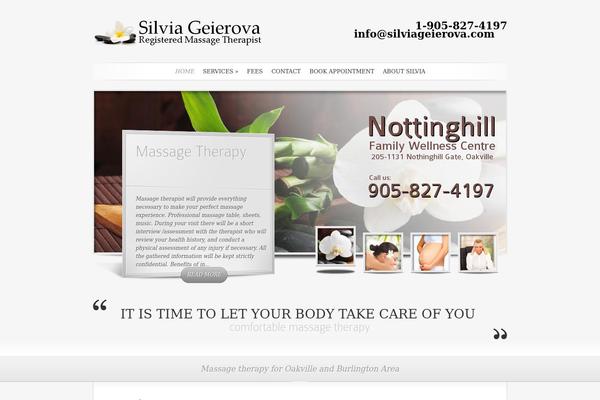 SimplePress theme site design template sample