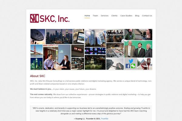 Indus theme site design template sample