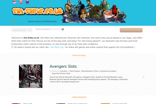 eList theme site design template sample