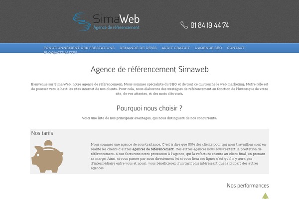 SimplePress theme site design template sample