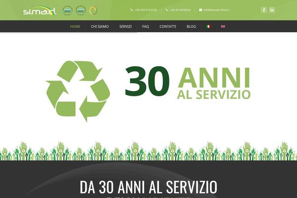 Eco Recycling theme site design template sample