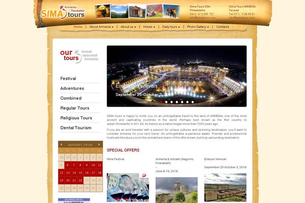 simatours.com site used Simatours
