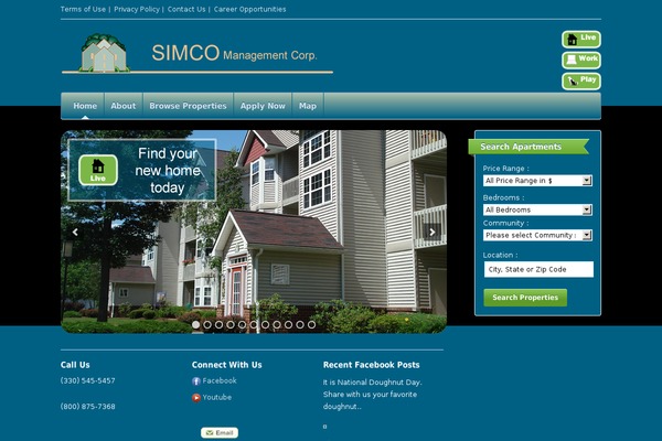 Realtr theme site design template sample