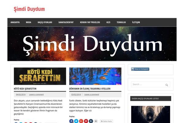 simdiduydum.com site used Dynamic News Lite