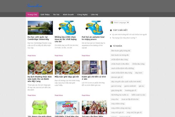 Portal theme site design template sample