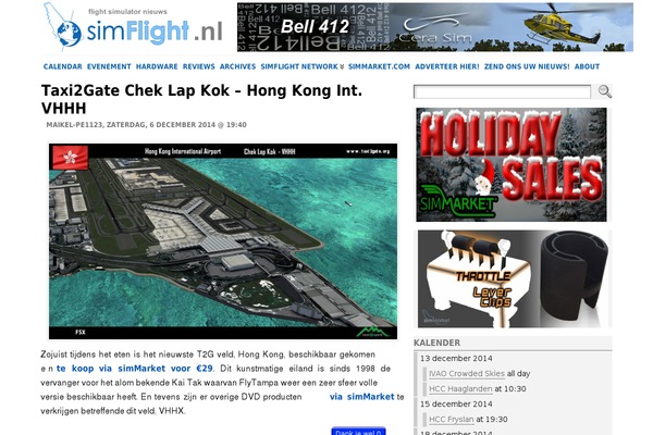 Site using continuous rss scrolling plugin