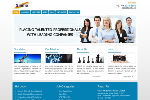 Site using Helios Solutions Responsive category FAQ plugin