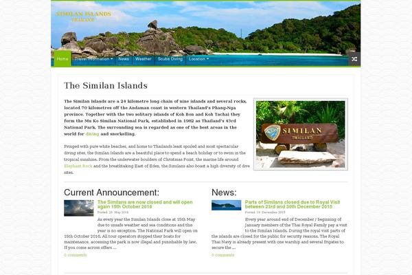 similanislands.org site used Sahifa