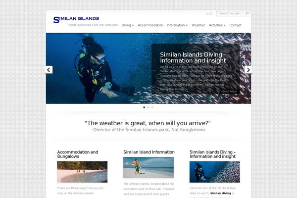 Chameleon theme site design template sample