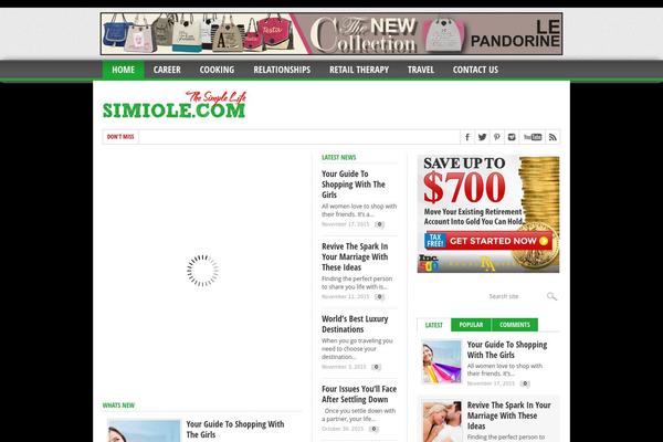Max Mag theme site design template sample