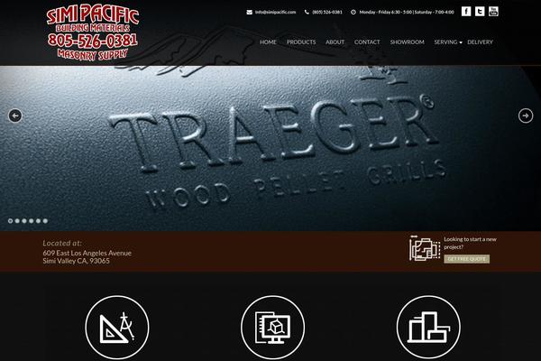 Arche theme site design template sample