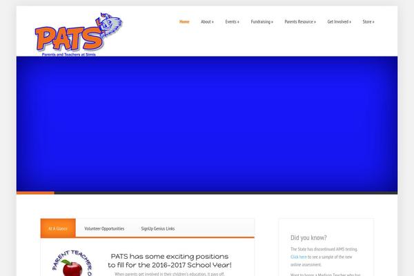 Foxy theme site design template sample