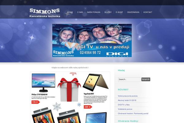 Symplex theme site design template sample