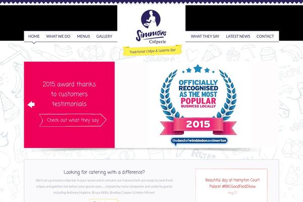 simmonscreperie.com site used Simmons
