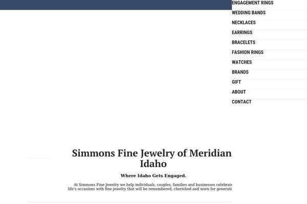 simmonsfinejewelry.com site used The7 Child