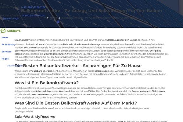 Site using Tftab plugin
