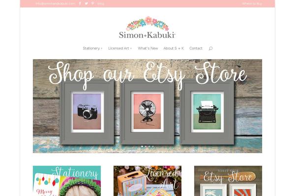 Divi theme site design template sample