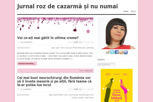 simonatache.ro site used Simona