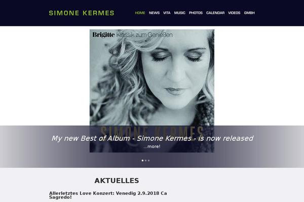 Simone theme site design template sample