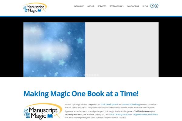 Mineral_child theme site design template sample