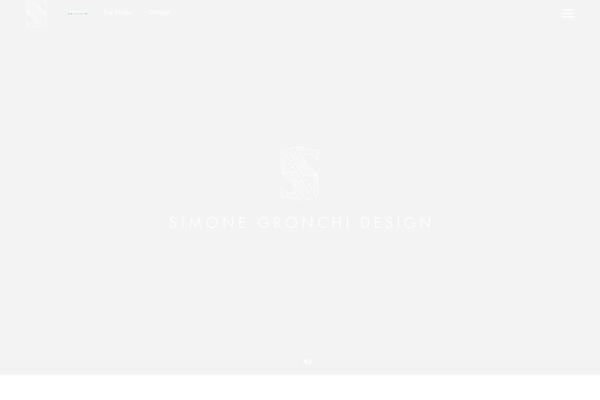Minimalist theme site design template sample