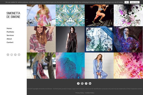 Site using Go_portfolio plugin