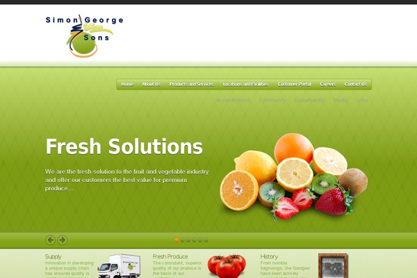 Inspire theme site design template sample