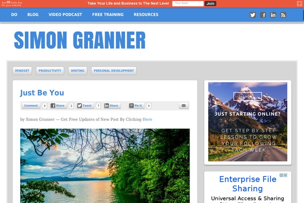 getnoticed-child theme websites examples