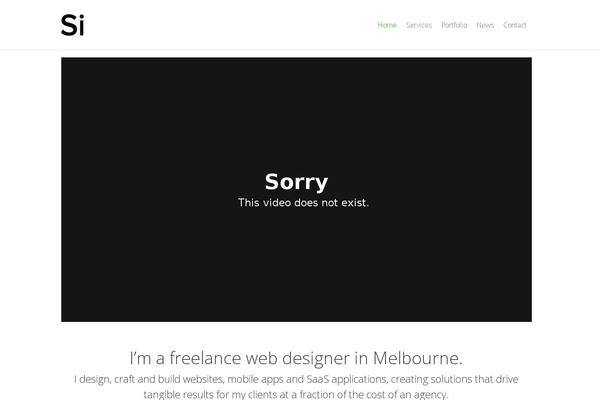 Salient theme site design template sample