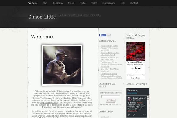 Elegant Grunge theme site design template sample