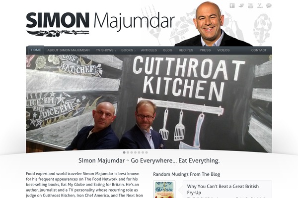 simonmajumdar.com site used Simon
