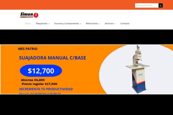 simonmaquinaria.com site used Yokoo
