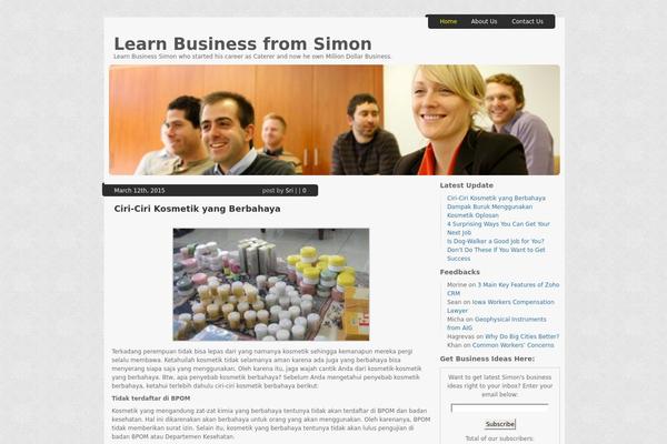 Breezing theme site design template sample