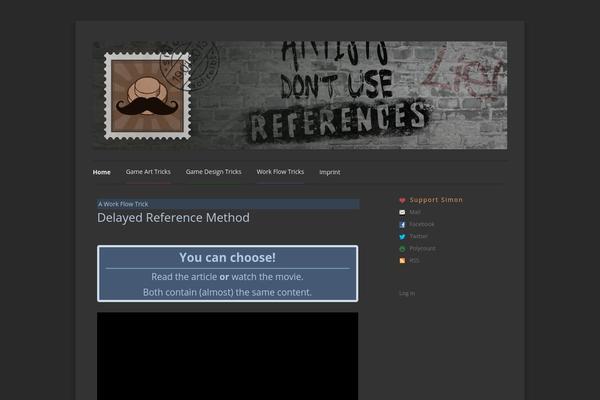 Twentytwelve-dark theme site design template sample