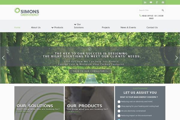Site using AGP Font Awesome Collection plugin