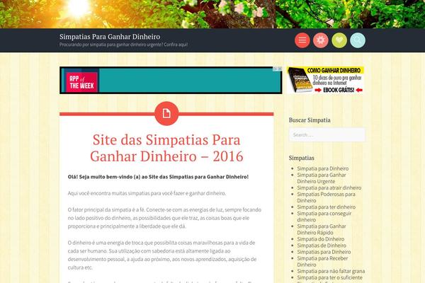 Sorbet theme site design template sample