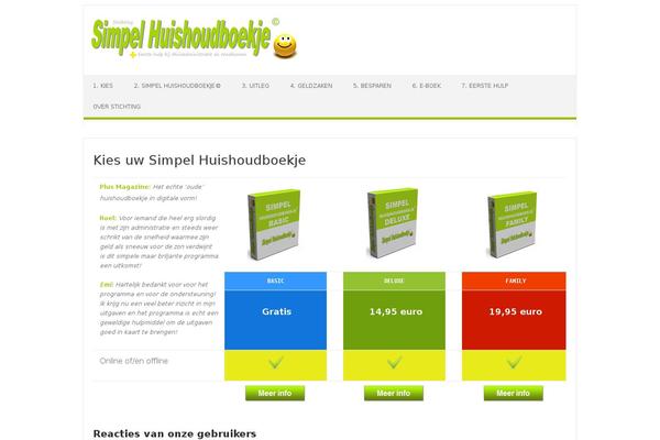 Iconic One theme site design template sample
