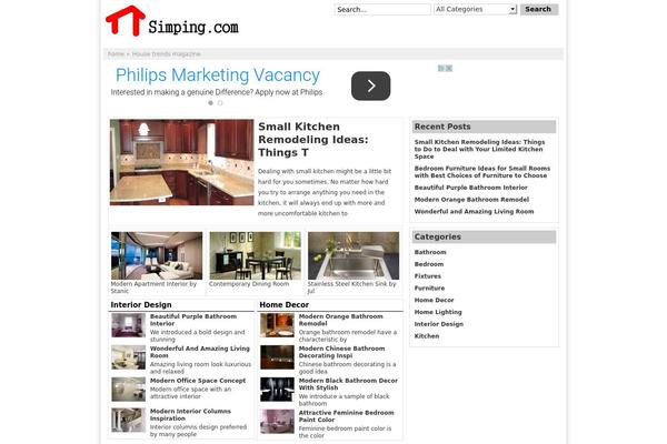 Tetap Semangat theme site design template sample